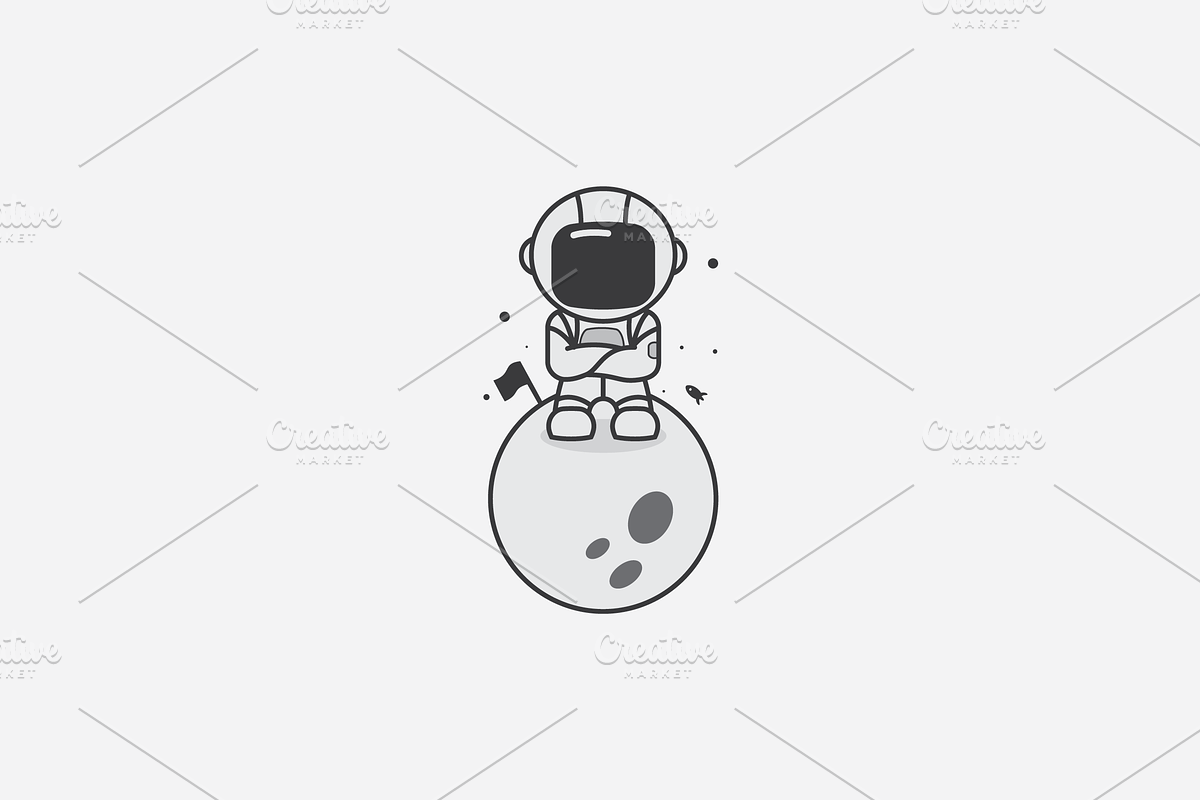 Astronaut, a Branding & Logo Template by lineandcircle (Photo 3 of 5)