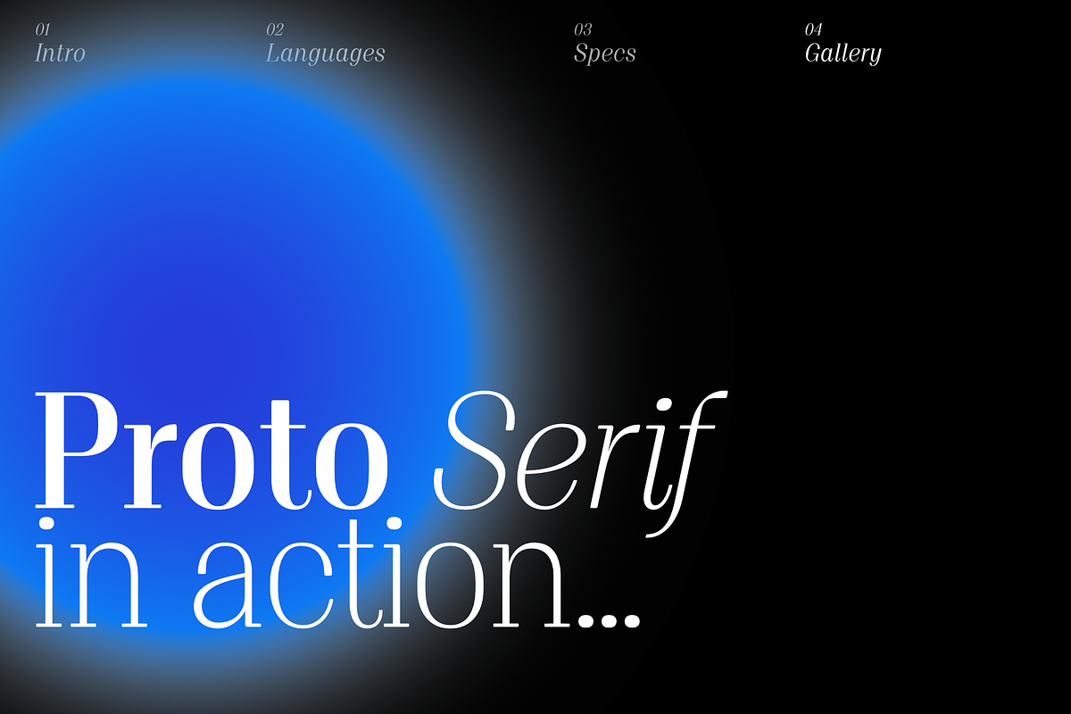 Proto Serif Font Family, a Serif Font by Bukva™ Type Foundry (Photo 11 of 16)