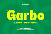 CS Garbo – Inktrap Font, a Sans Serif Font by Craft Supply Co. (Thumbnail 1 of 8)