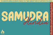 Samudra Hindia, a Handwritten Font by Struggle Studio (Thumbnail 1 of 7)