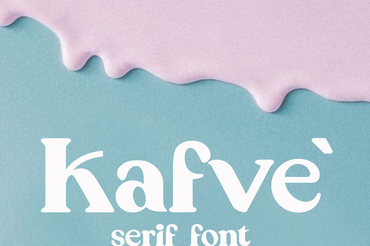 Kafve, a Slab Serif Font by lelevien (Photo 3 of 3)