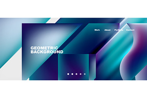 Colorful gradients with abstract, an Illustration by antishock