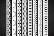 White Lace Borders Clipart & Vectors, an Illustration by Amanda Ilkov (Thumbnail 3 of 5)