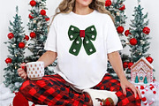 Christmas Bow Knitted Coquette, an Illustration by DreamArtGraphic (Thumbnail 2 of 6)
