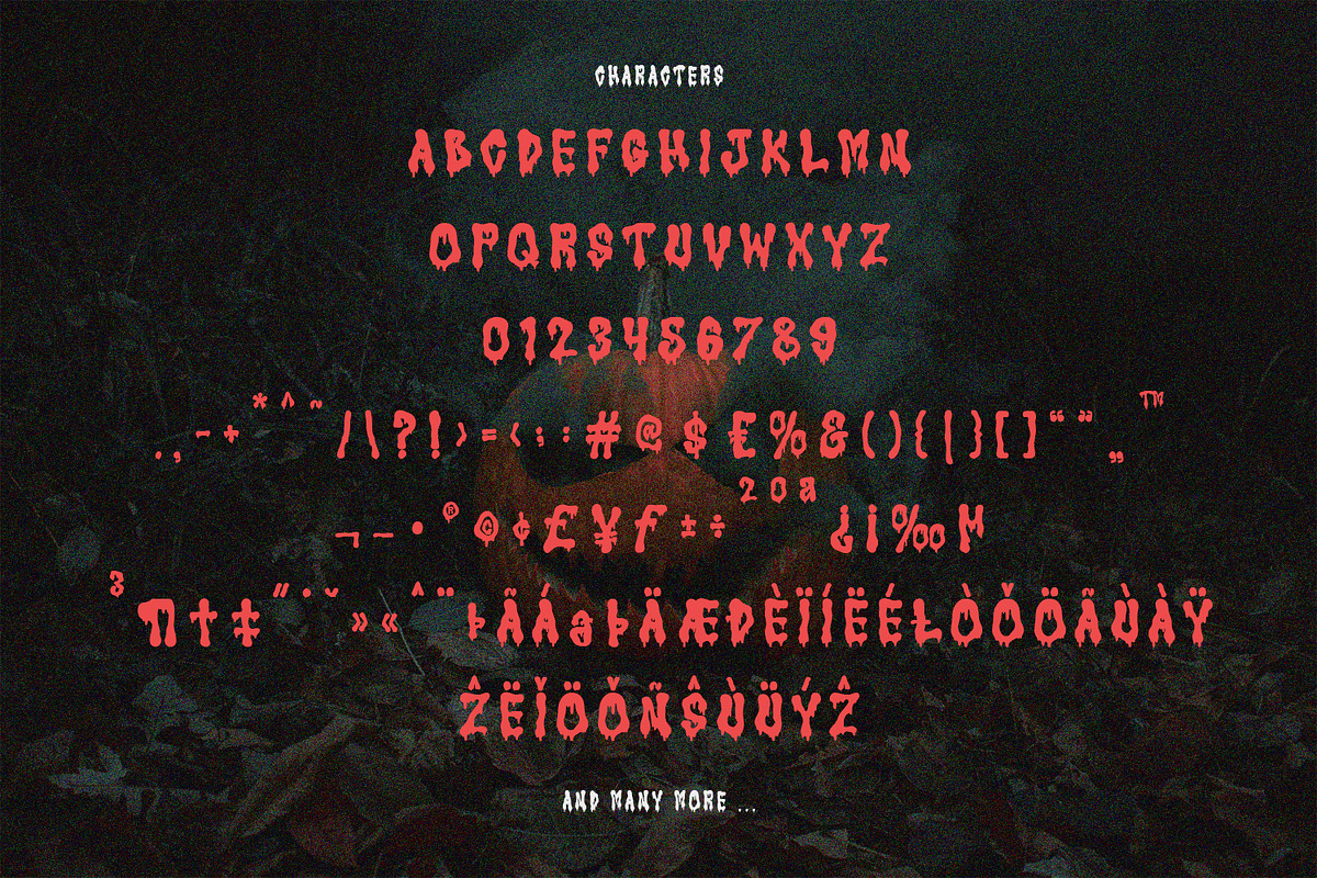 Zloomad Dripping Display Font, a Handwritten Font by Maulana Creative (Photo 6 of 7)