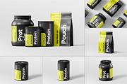 Protein Set Mock-up, a Packaging Mockup by Se٧enStudio (Thumbnail 1 of 8)