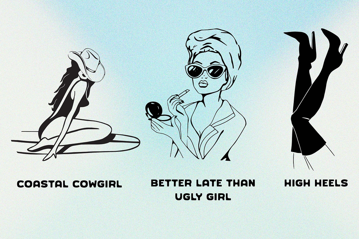 Disco Cowgirl Illustrations, an Illustration by Honey Island Studio (Photo 3 of 7)