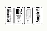 Qiblat Sans Modern Vintage Logo Font, a Sans Serif Font by Andika Fez (Thumbnail 3 of 10)