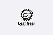 leaf gear logo, a Branding & Logo Template by shazi (Thumbnail 2 of 3)