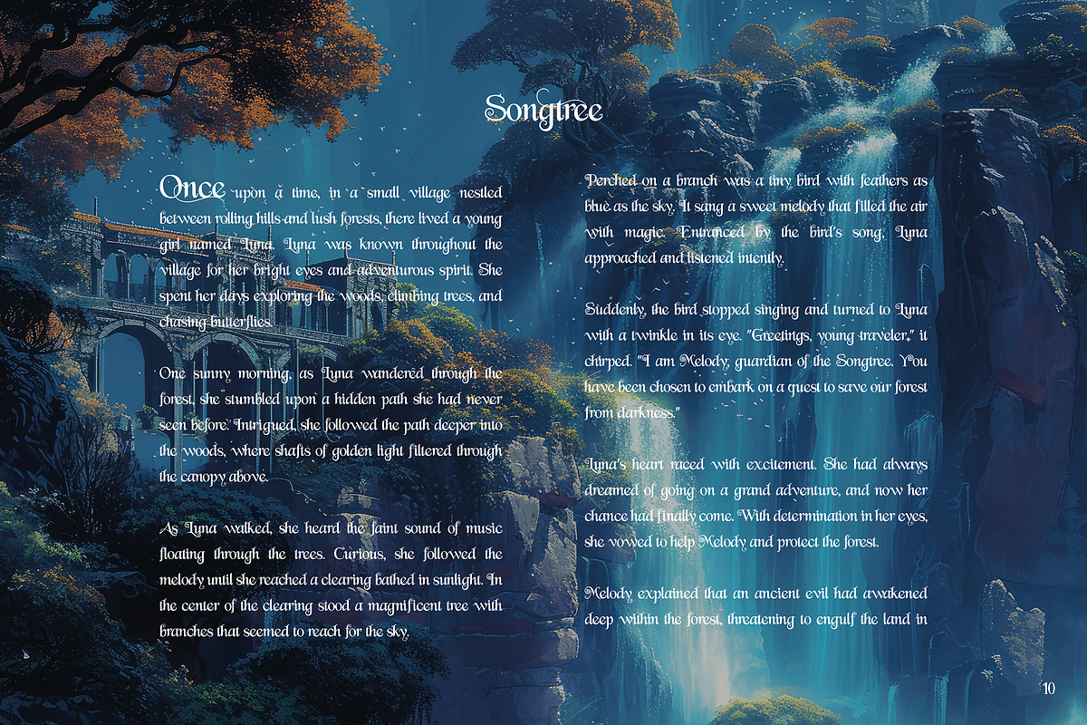 Twisted Fable - Fantasy Typeface, a Serif Font by HipFonts (Photo 3 of 10)