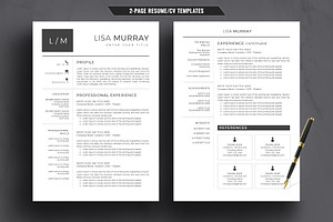 Modern Resume/CV Template Word