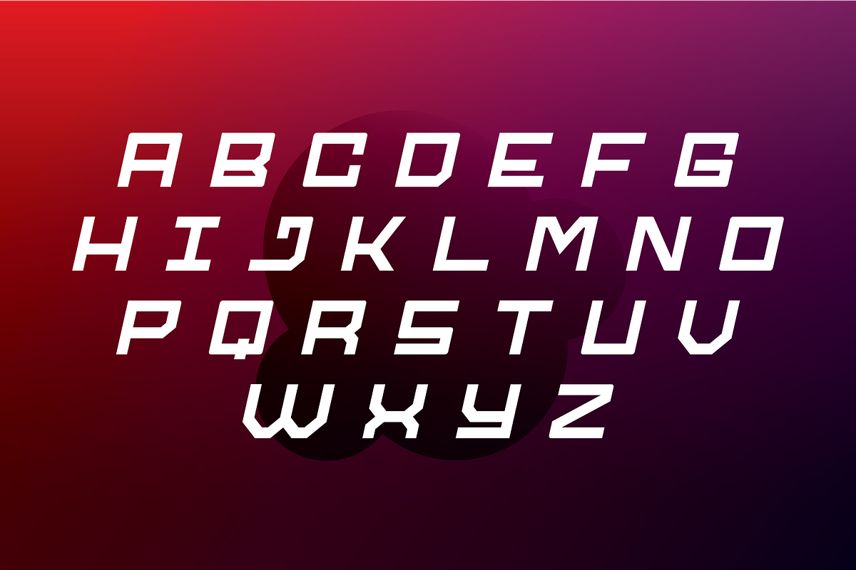 Sybre - Futuristic Font, a Sans Serif Font by Linecreative (Photo 5 of 7)