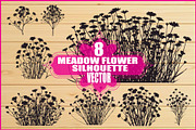 Wildflower Silhouette Vector Set, an Illustration by BIPLOB EXPERT (Thumbnail 1 of 9)
