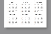 Calendar Set For 2026 To 2029 Years, a Stationery Template by ContestDesign (Thumbnail 4 of 6)