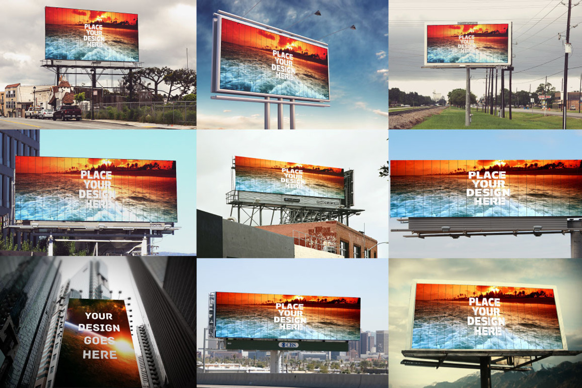 Billboard Mock-up Bundle #2, a Mockup by vraiana (Photo 2 of 4)
