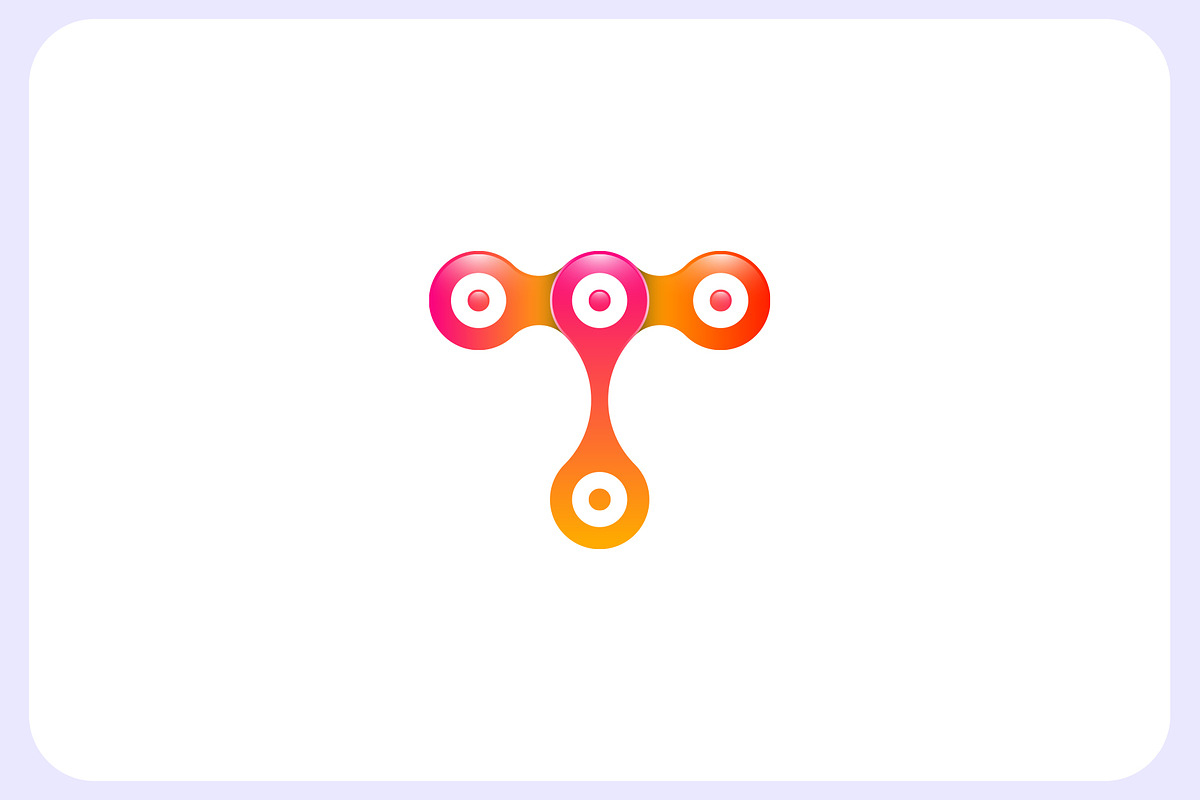 Letter T - Tech Chain Logo Template, a Branding & Logo Template by Graplick (Photo 1 of 2)