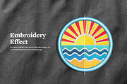 Embroidery Effect Patch Mockups Set, a Merchandise Mockup by rebrandy (Thumbnail 5 of 13)