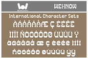 Mission Timeline font, a Font by weknow (Thumbnail 8 of 8)