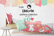 UNICORN Pattern collection, a Pattern Graphic by PrettyPatterns (Thumbnail 1 of 5)