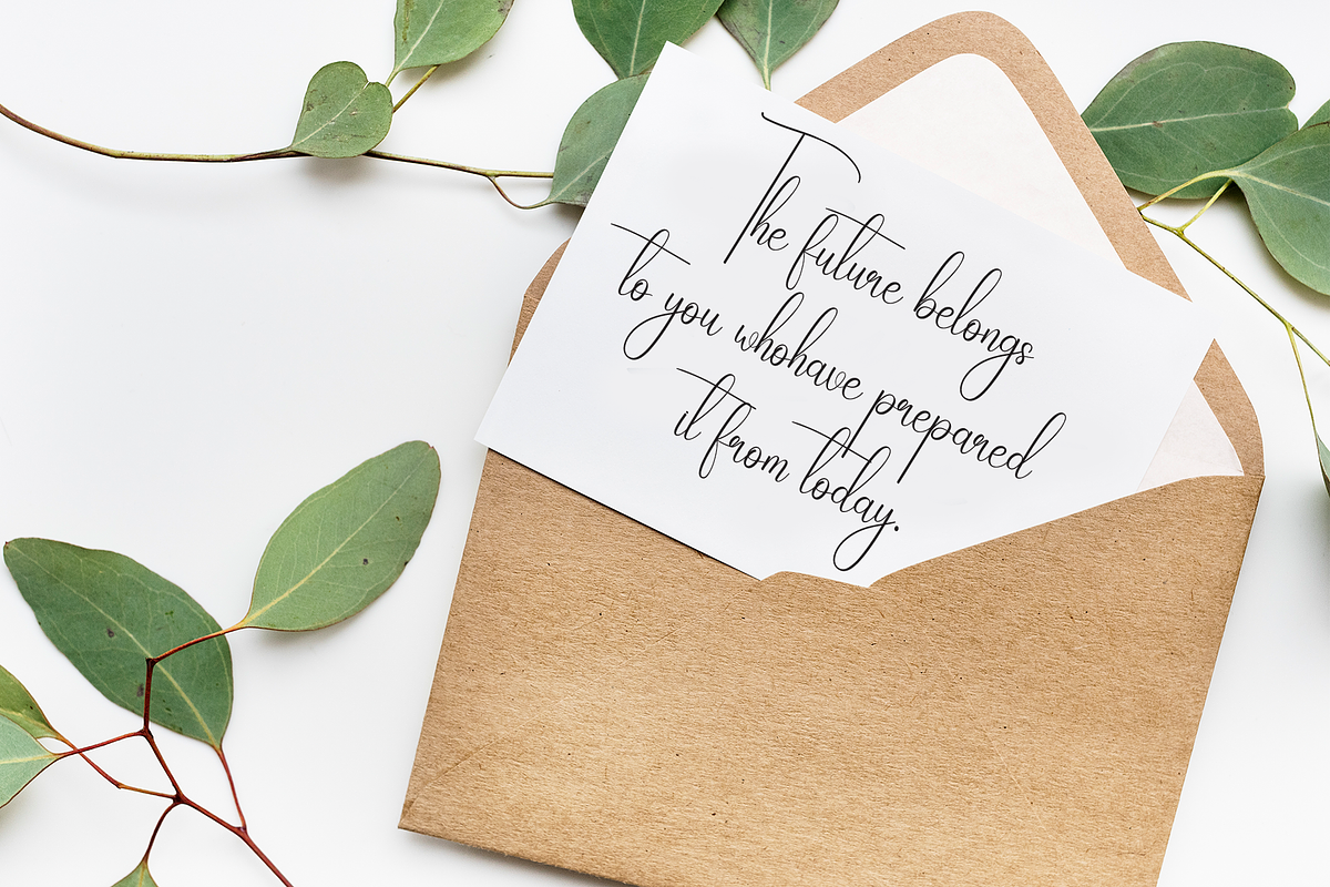 Wednesday | Script Font, a Handwritten Font by Scratchones (Photo 3 of 8)