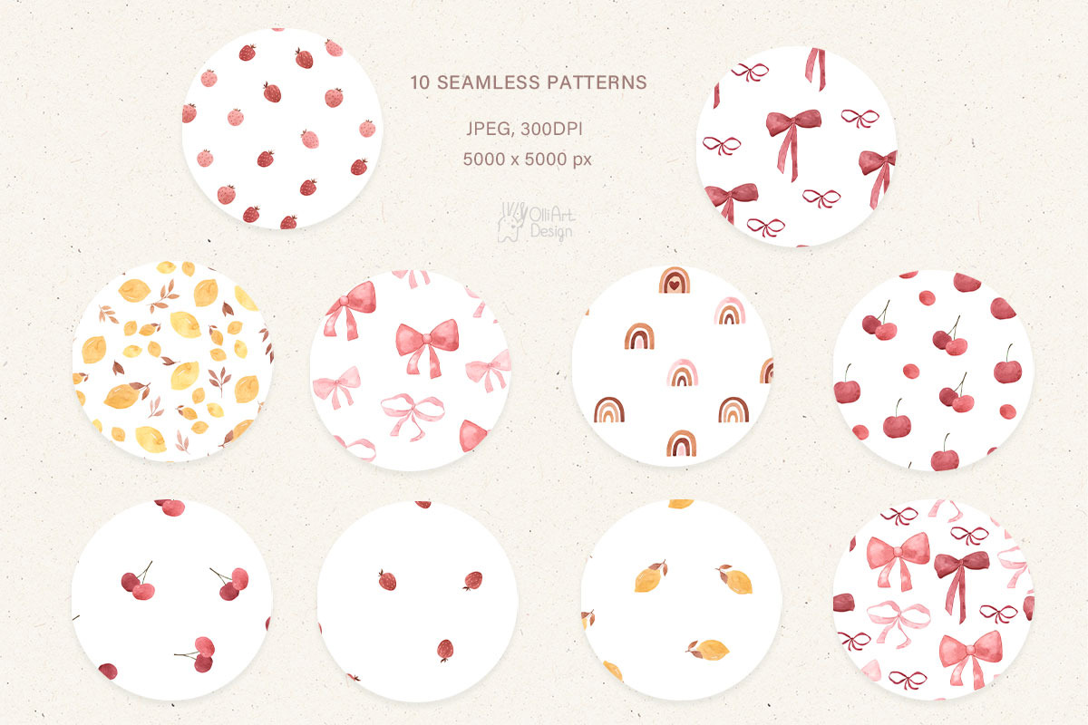 CUTE NURSERY. Watercolor clipart, an Animal Illustration by OlliArtDesign (Photo 5 of 7)