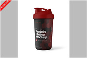 Protein Shaker Mockup, an Advertising Mockup by Bruno's Shop (Thumbnail 1 of 3)