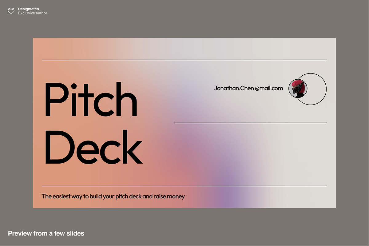 Pitch Deck - Gradient v2, a Presentation Template by Oday Noon (Photo 10 of 11)