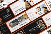 White Company Profile Fashion PPT, a Presentation Template by graphicook (Thumbnail 1 of 8)