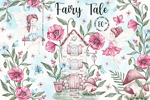 Watercolor Set Fairy Tale