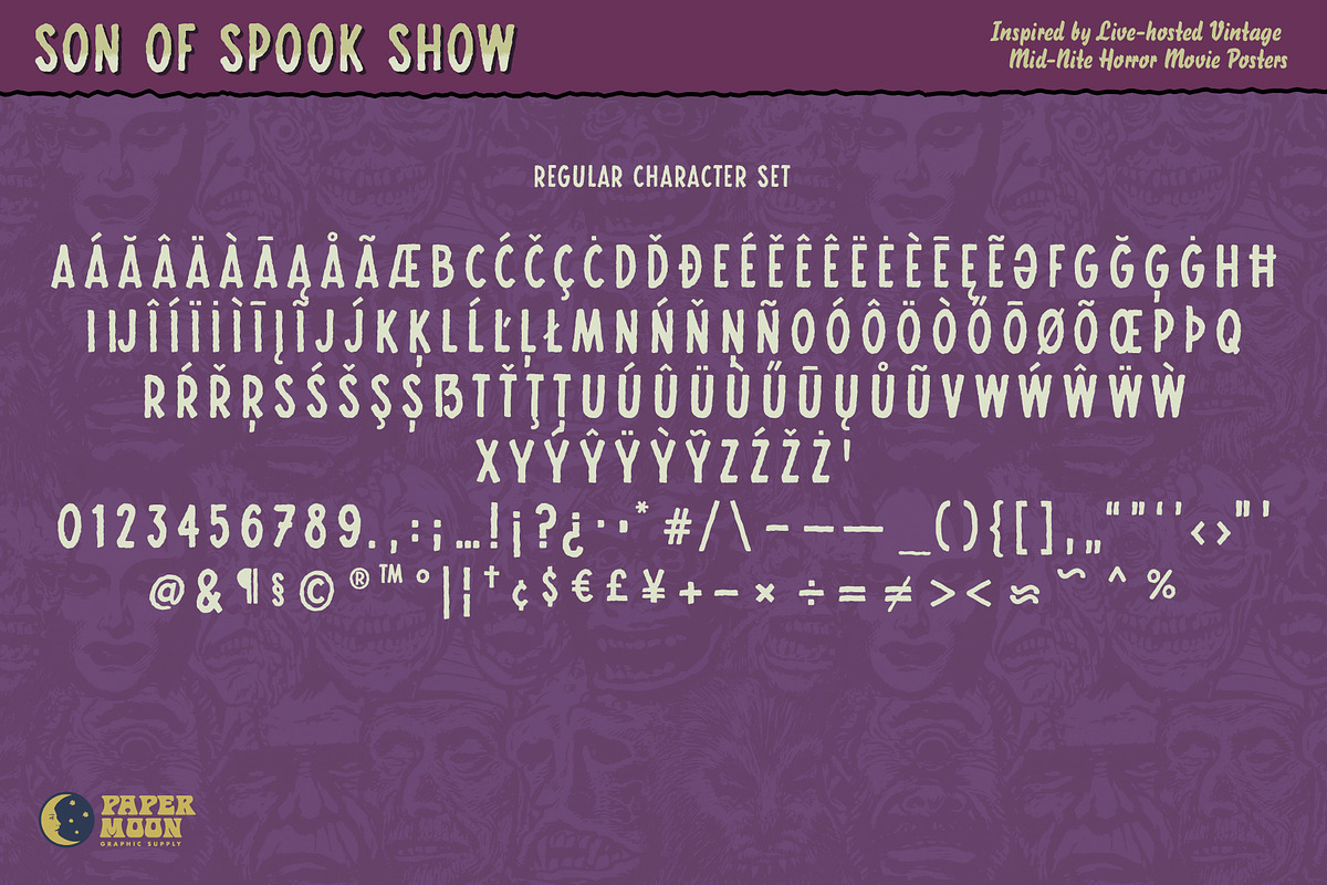 Son of Spook Show, a Sans Serif Font by Paper Moon Graphic Supply (Photo 8 of 18)