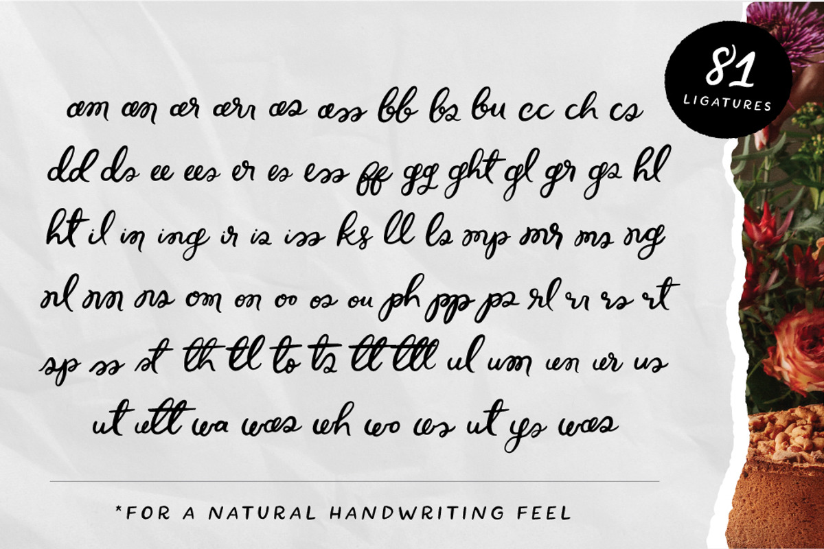 Handmade Font Duo Script Sans Serif, a Script Font by Creator Goodies (Photo 7 of 13)