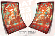 Boxing Sport Flyer Template, a Flyer Template by regalDRAW (Thumbnail 2 of 4)
