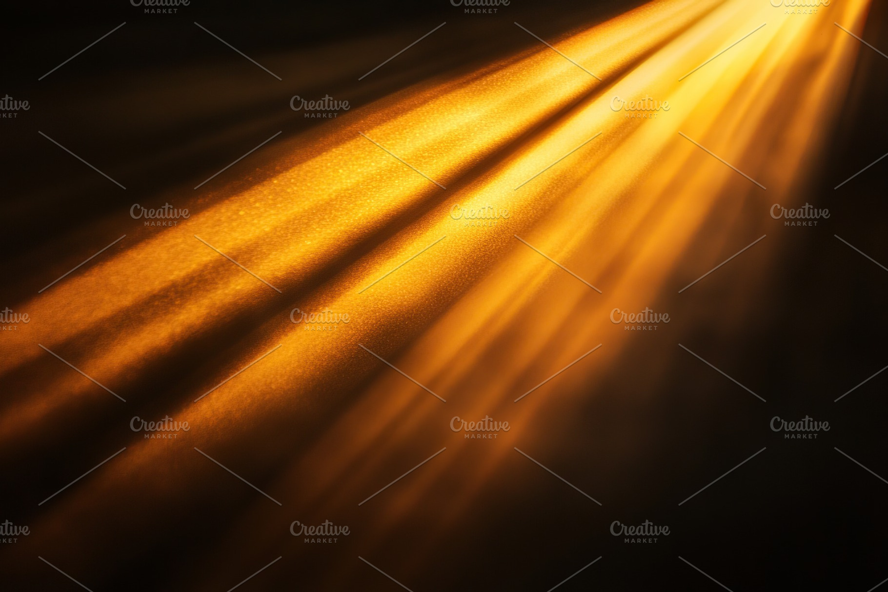 Yellow studio lighting on black background, modern spotlight, a Photo by AlyaAnd