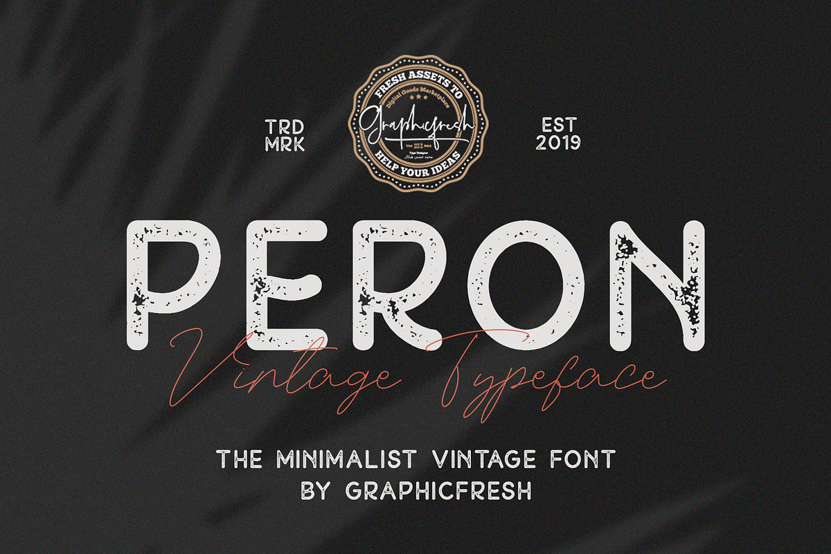 Peron - Modern Vintage | 4 Fonts preview 8