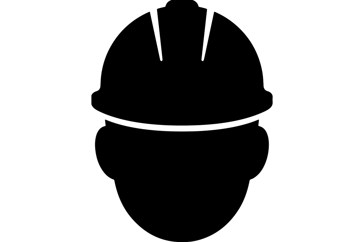 Safety Helmet Silhouette Bundle, a Work Illustration by balal (Photo 8 of 13)