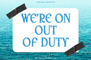Arbane Unfocus, a Serif Font by Craft Supply Co. (Thumbnail 3 of 8)