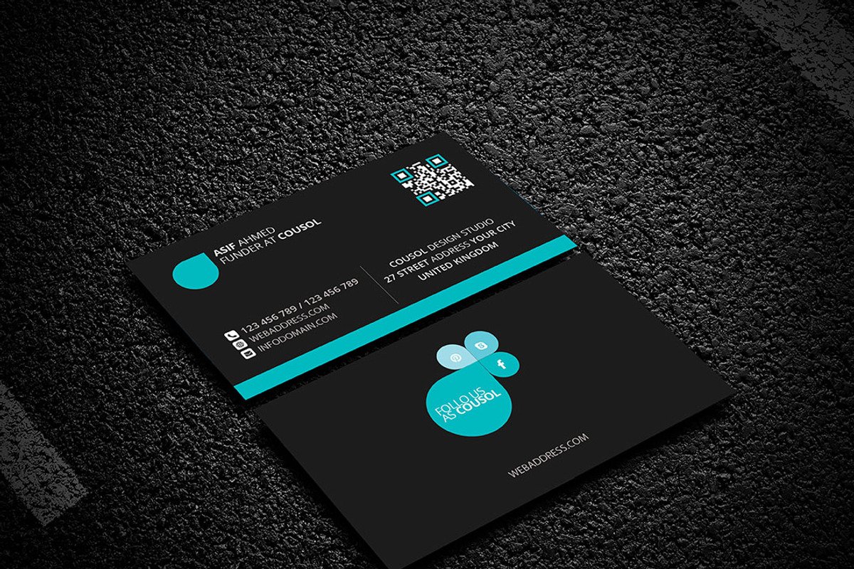Creative Business card, a Business Card Template by frameum (Photo 3 of 3)