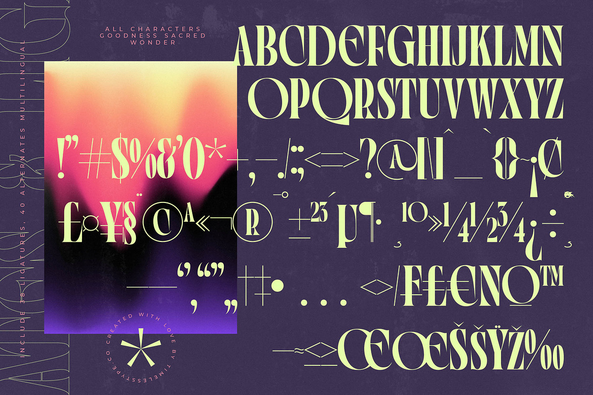 Goodness Sacred Modern Serif Font, a Serif Font by timelesstype.co (Photo 18 of 20)