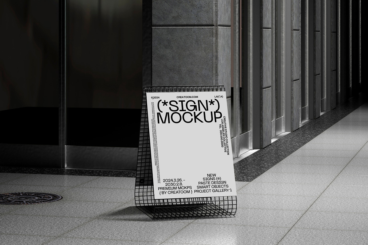 S-Signs mockups, an Advertising Mockup by Creatoom (Photo 7 of 10)