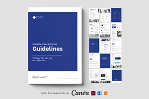 Branding template, Brand Style Guide, a Brochure Template by Niofix