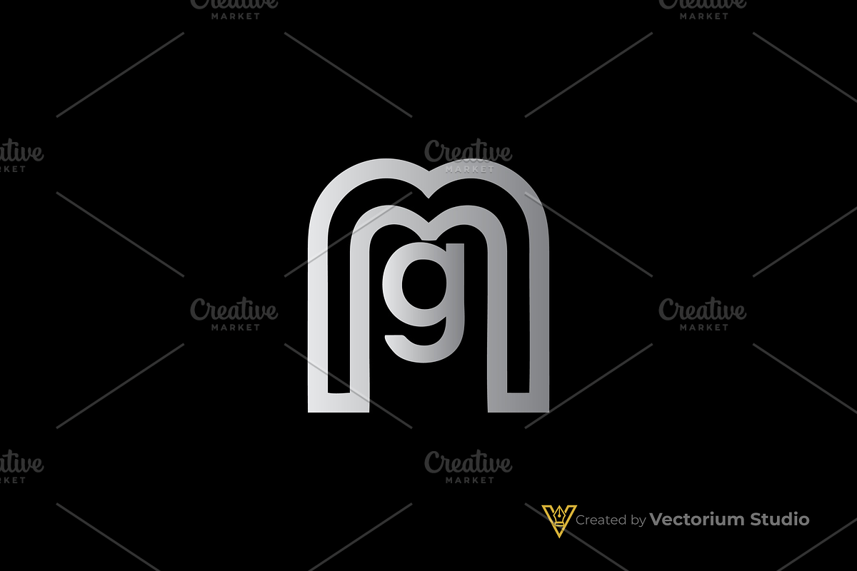 Modern MG Geometric Logo, a Branding & Logo Template by Vectorium Studio (Photo 4 of 8)
