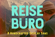 Reisebüro — Handcrafted Display Sans, a Sans Serif Font by Elyas Beria Studio (Thumbnail 1 of 11)