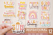 Inspirational Retro Sticker SVG Bund, a Healthcare Illustration by Crafticy (Thumbnail 1 of 5)