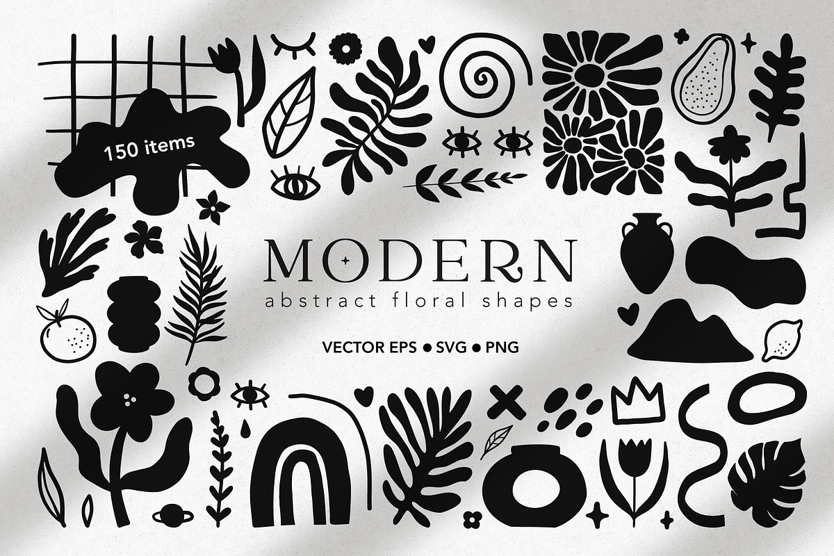 Modern abstract shapes, vector, a Graphic by harmonia_green_art (Photo 1 of 10)