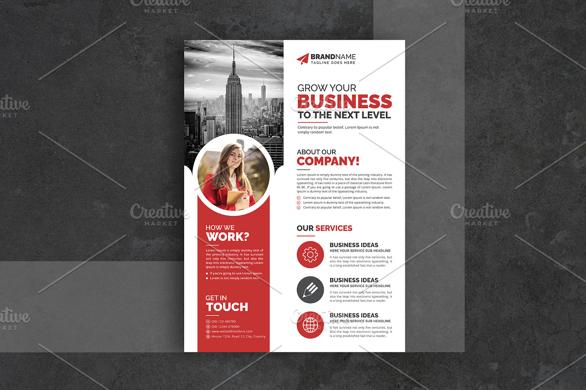 Corporate Business Flyer, a Flyer Template by GraphicsBurg (Photo 5 of 5)