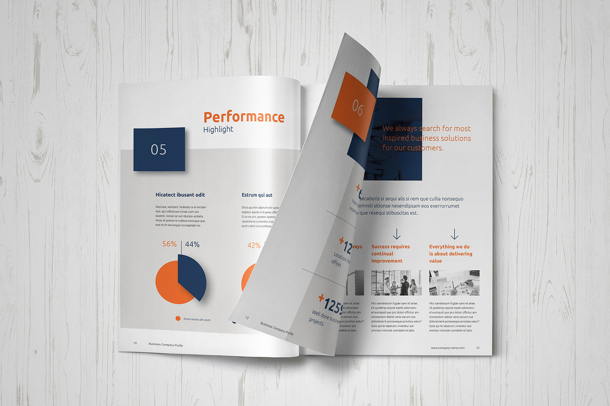 Canva Business Brochure Template, a Marketing Template by Sabin (Photo 5 of 5)
