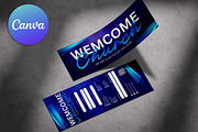 Church Welcome Card Template Canva, a Marketing Template by Design Up (Thumbnail 2 of 3)