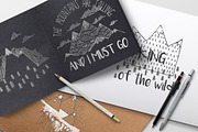 Travel illustrations with quotes, a Texture Illustration by Librebird (Thumbnail 2 of 5)