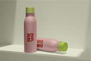 Water Bottle Mockup,, a Merchandise Mockup by Dudukbersama (Thumbnail 2 of 4)