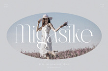 Migasike // Stylish Ligature Serif